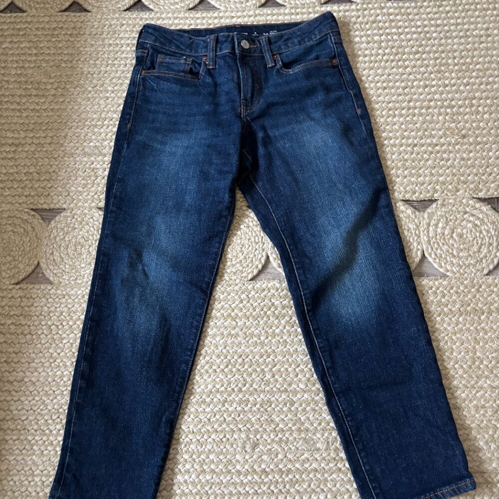Old Navy O.G. Loose Denim Blue Jeans High Rise Women's SIZE 0 Petite